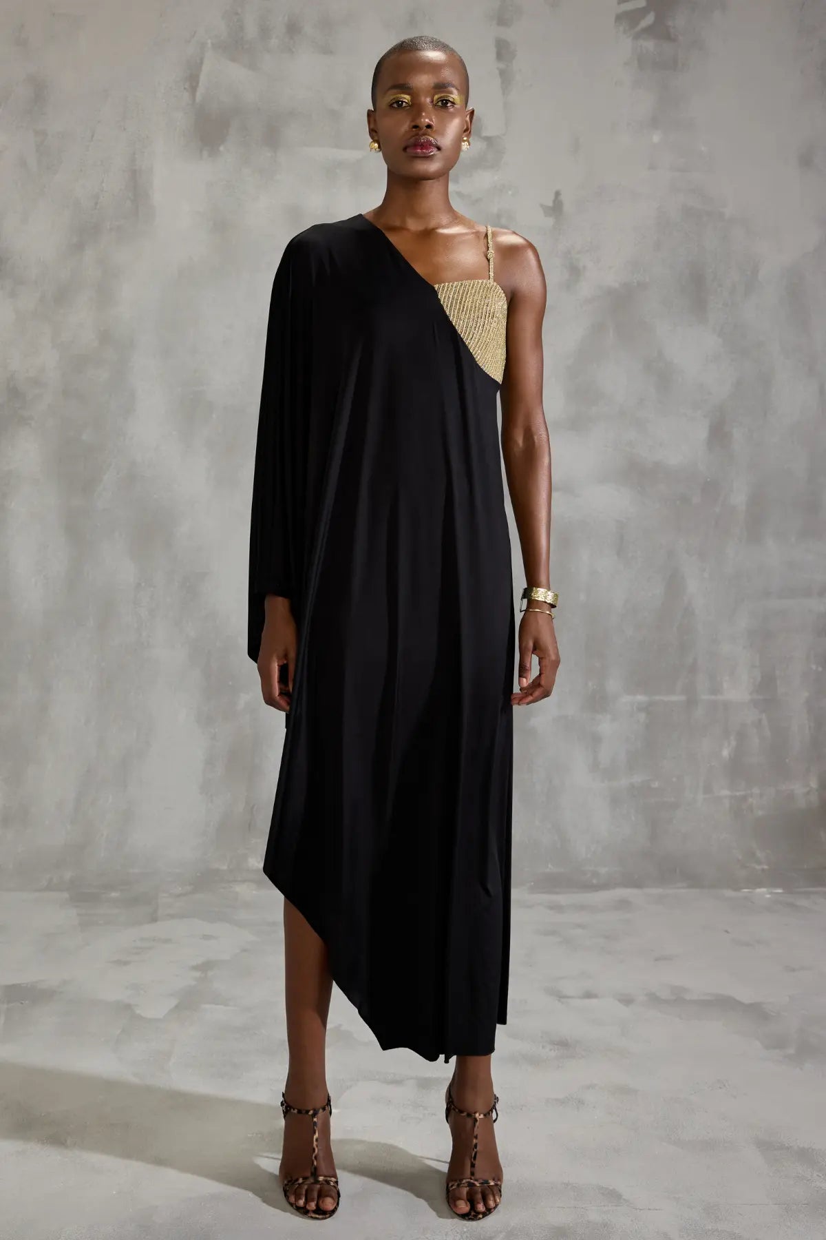 Gleam Sultry Asymetric Drape Dress Namrata Joshipura