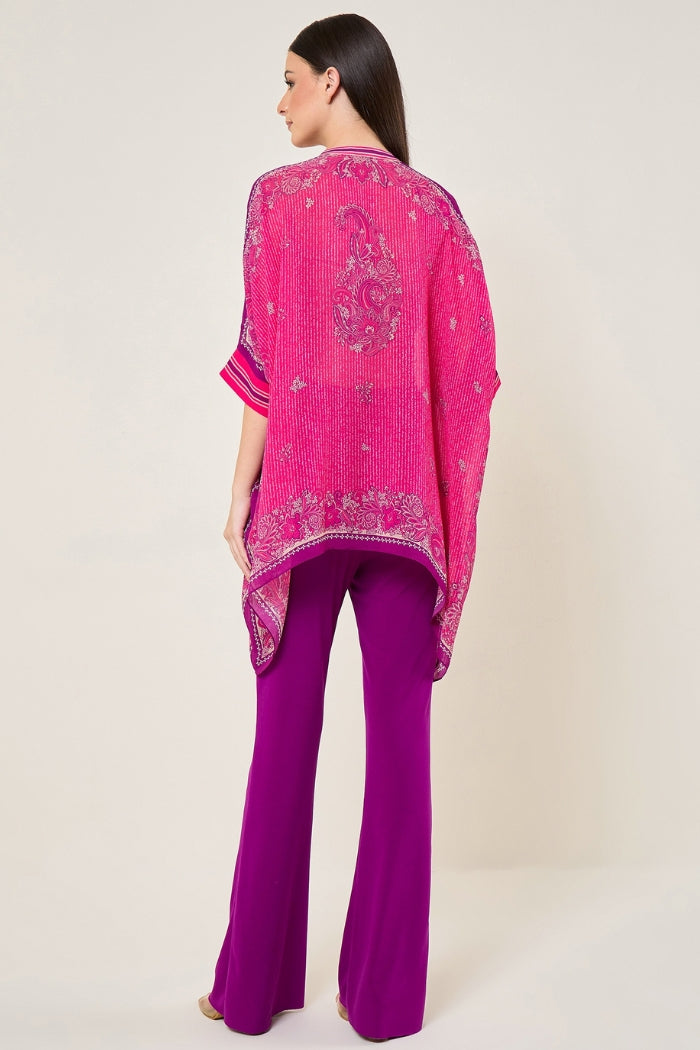 Paisley Printed Asymetrric Tunic