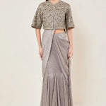 Amara Cape With Mermaid Drape Saree Namrata Joshipura Online