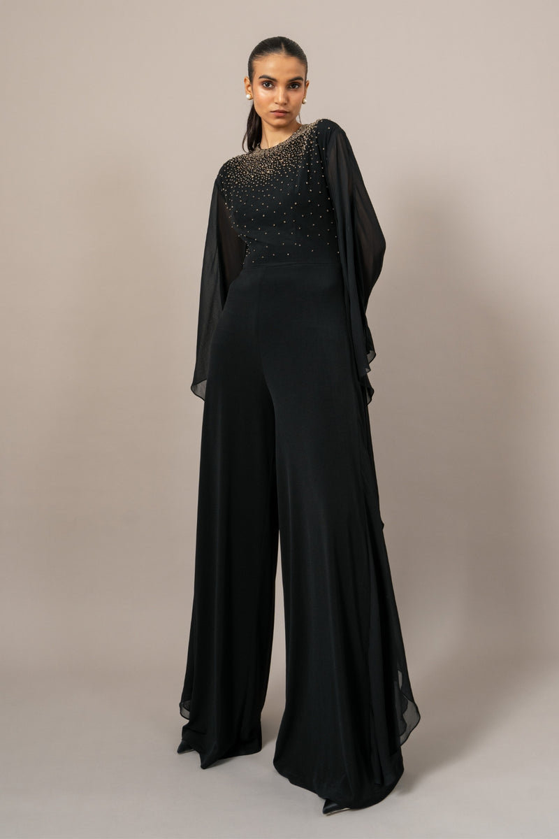 Star gaze Batwing Jumpsuit