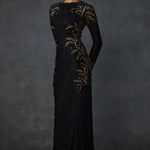 Autumn Fern Side Fringe Gown Namrata Joshipura Online