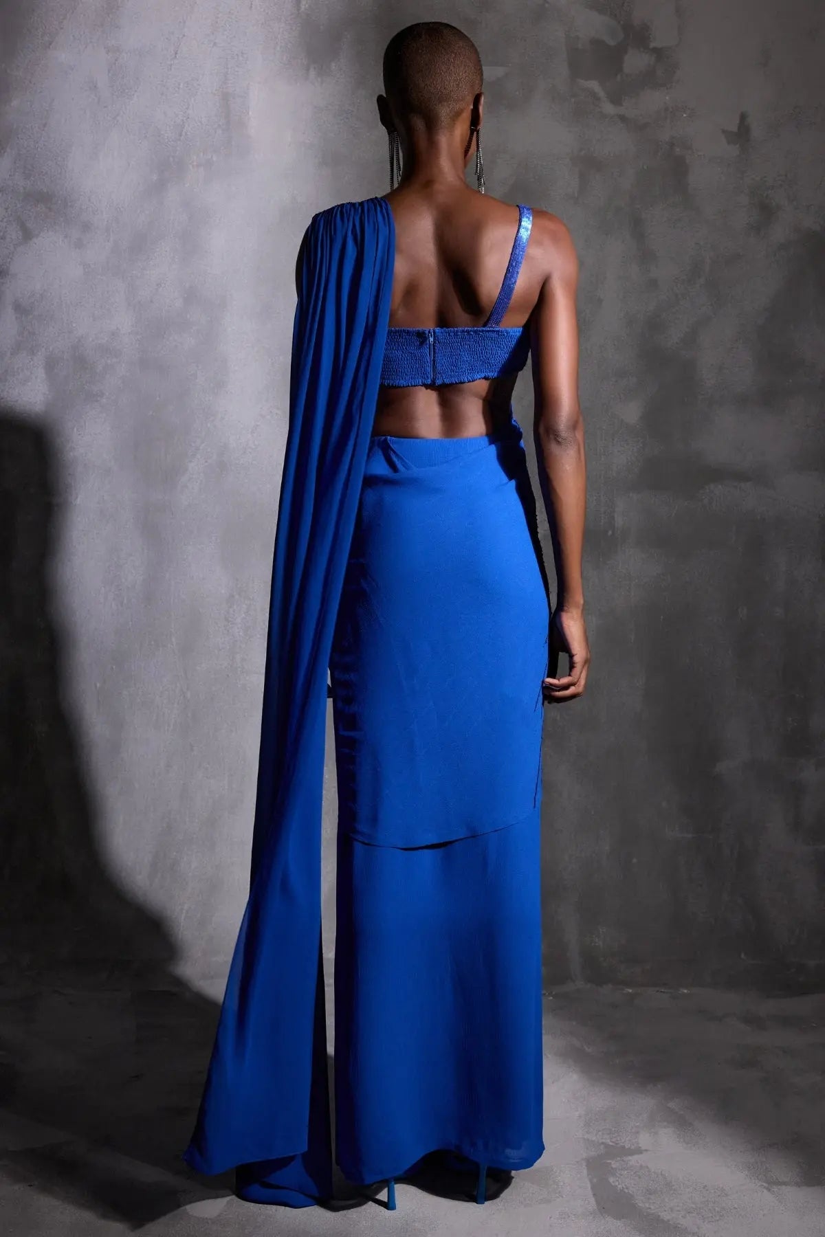 Stellar Flora Draped Saree Namrata Joshipura