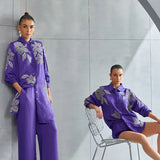 Wild Violet Boxy Tunic Namrata Joshipura
