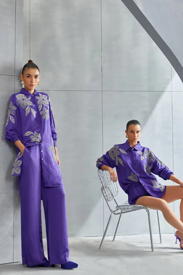 Wild Violet Boxy Tunic Namrata Joshipura