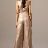 Fern Applique One Shoulder Jumpsuit Namrata Joshipura Online