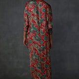 Winter Paisley Drawstring Dress Namrata Joshipura Online