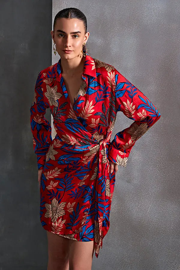 Willow Side Tie Up Dress Namrata Joshipura