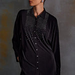Crystal Square Yoke Top Namrata Joshipura