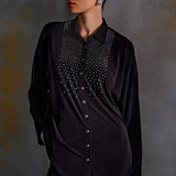 Crystal Square Yoke Top Namrata Joshipura