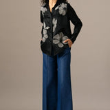 Poppy Flower Emb Shirt Namrata Joshipura Online