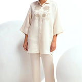 Hibiscus Shimmer Co-ord Set Namrata Joshipura