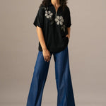Moonflower Back Tie Zipper Top Namrata Joshipura Online