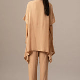 Palm Leaf Front Open Handkerchief Tunic Namrata Joshipura Online