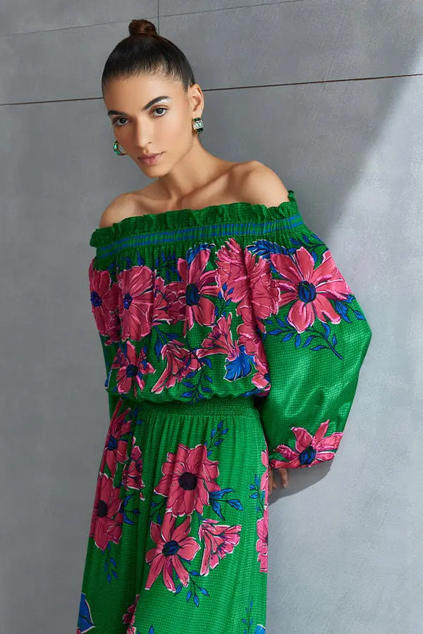 Zinnia Off Shoulder Jumpsuit Namrata Joshipura