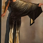 Sunset Fade Cape Jumpsuit Namrata Joshipura