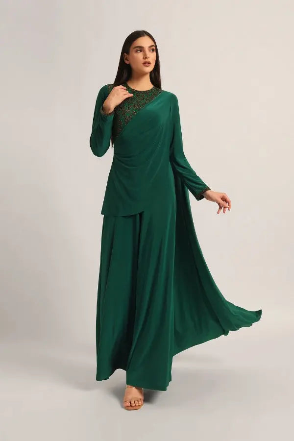 Juliette Front Flap Drape Jumpsuit Namrata Joshipura Online
