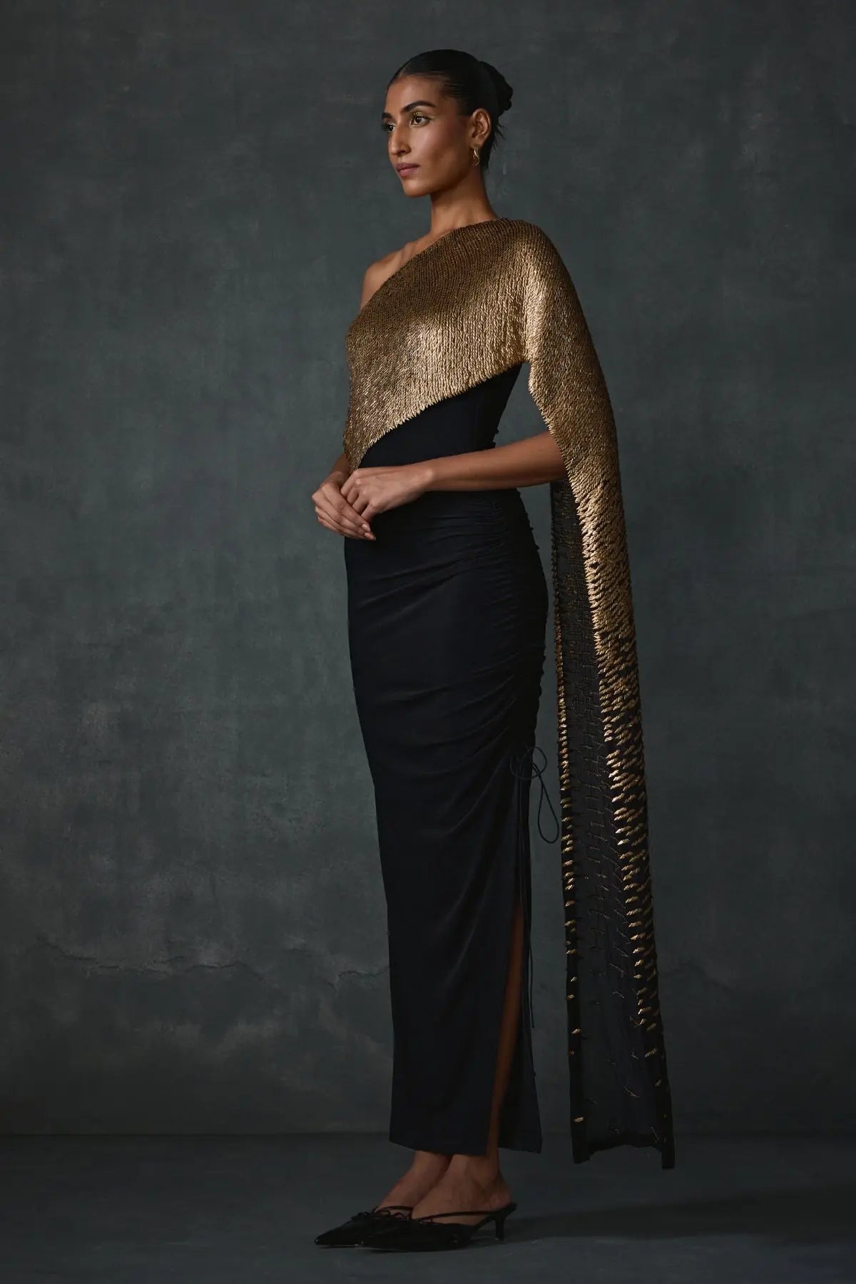 Bark One Offshoulder Chic Gown Namrata Joshipura Online