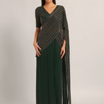 TRACKLINE DRAPED SAREE WITH BLOUSE Namrata Joshipura Online