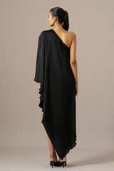Paisley One Shoulder Dress