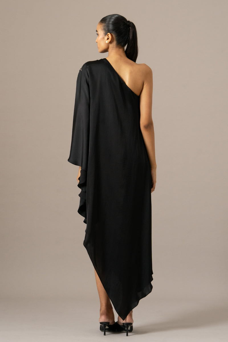 Paisley One Shoulder Dress