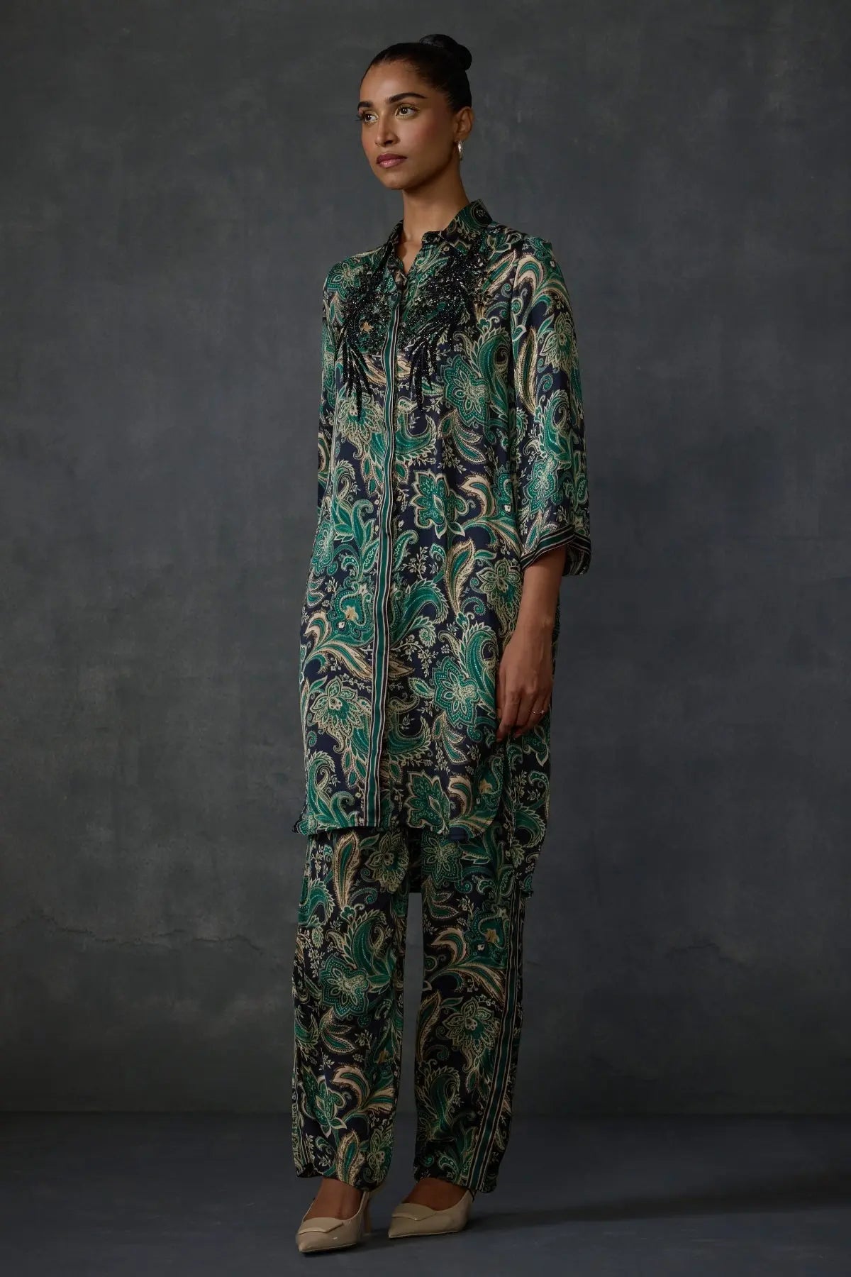 Winter Paisley Co-ord Set Namrata Joshipura Online