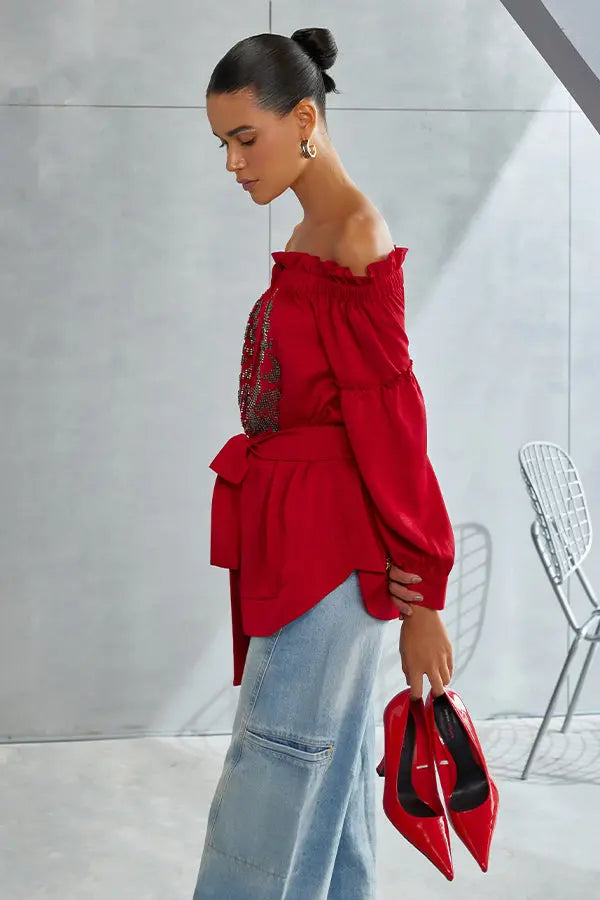 Riverleaf Off Shoulder Top Namrata Joshipura