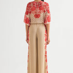 Floret Side Frill Jumpsuit Namrata Joshipura Online