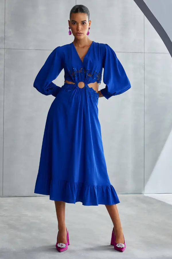 Vervain Waist Cut Out Dress Namrata Joshipura