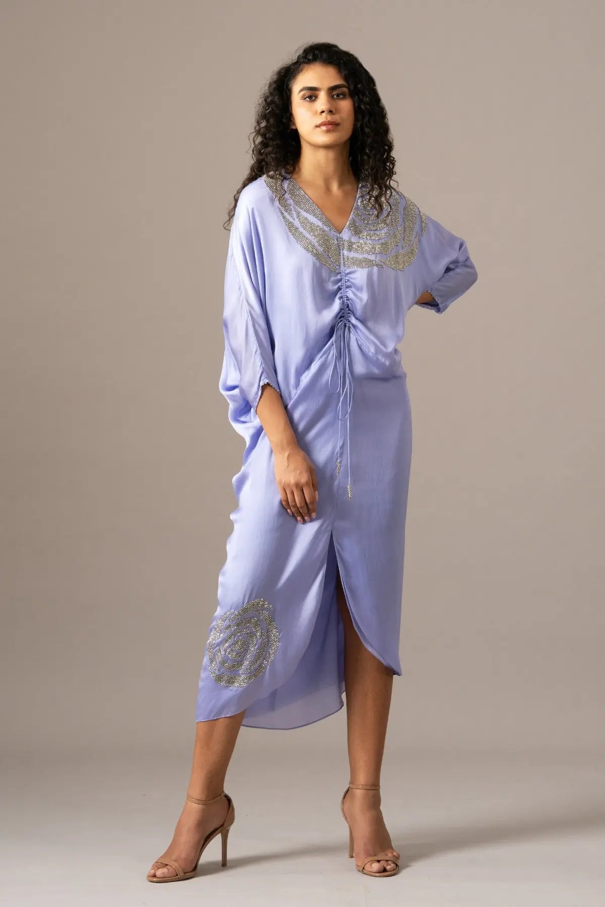Rosette Drawstring Dress Namrata Joshipura Online