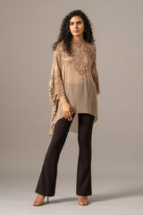 Paisley Print Side Frill Tunic