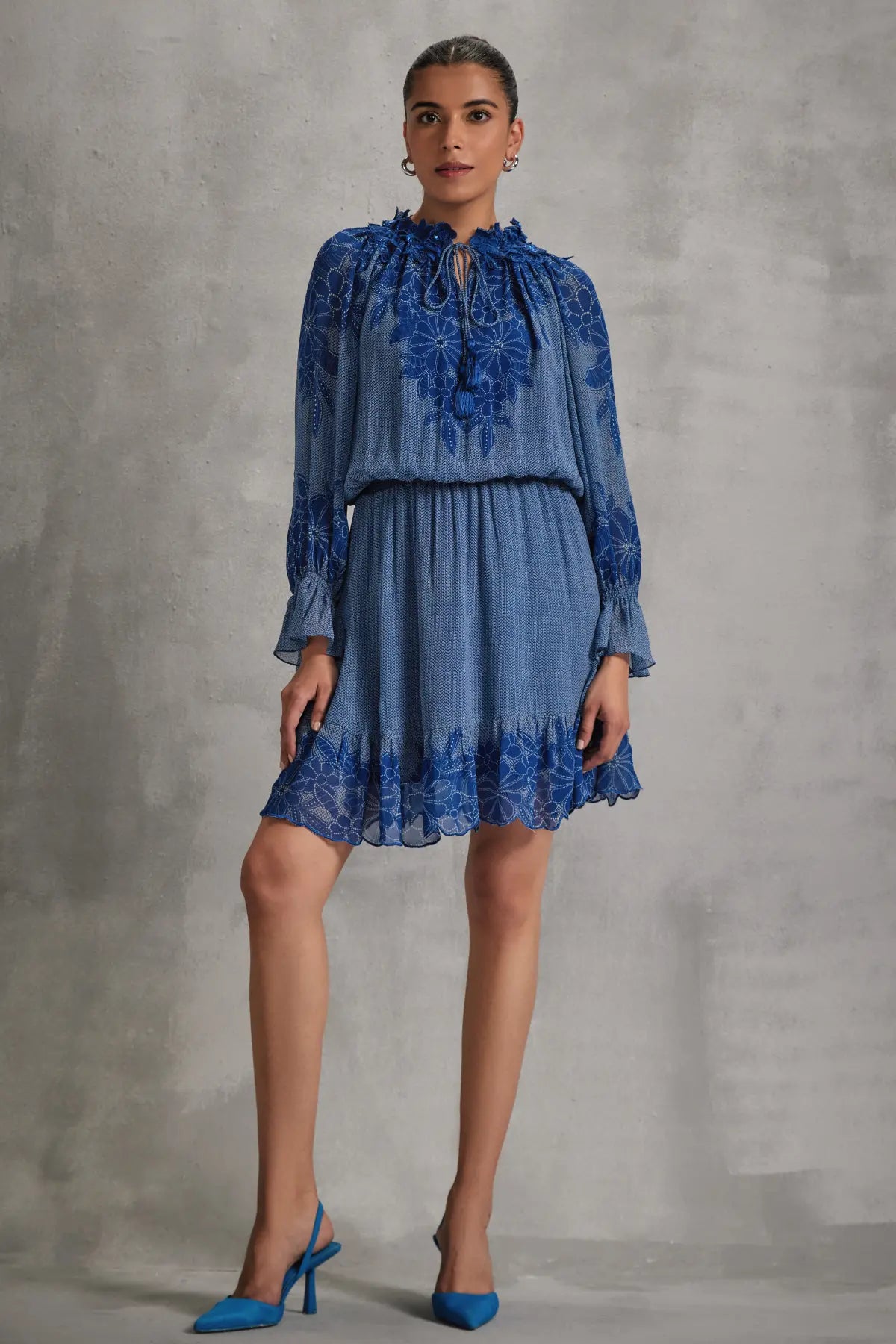Hitachi Ruffled Tunic Namrata Joshipura