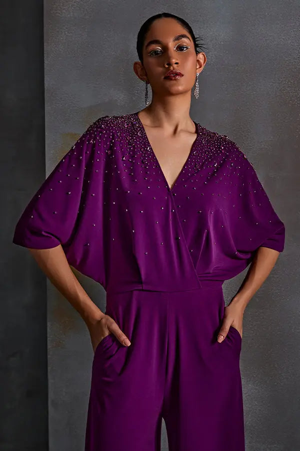 Trinket Overlap Jumpsuit Namrata Joshipura