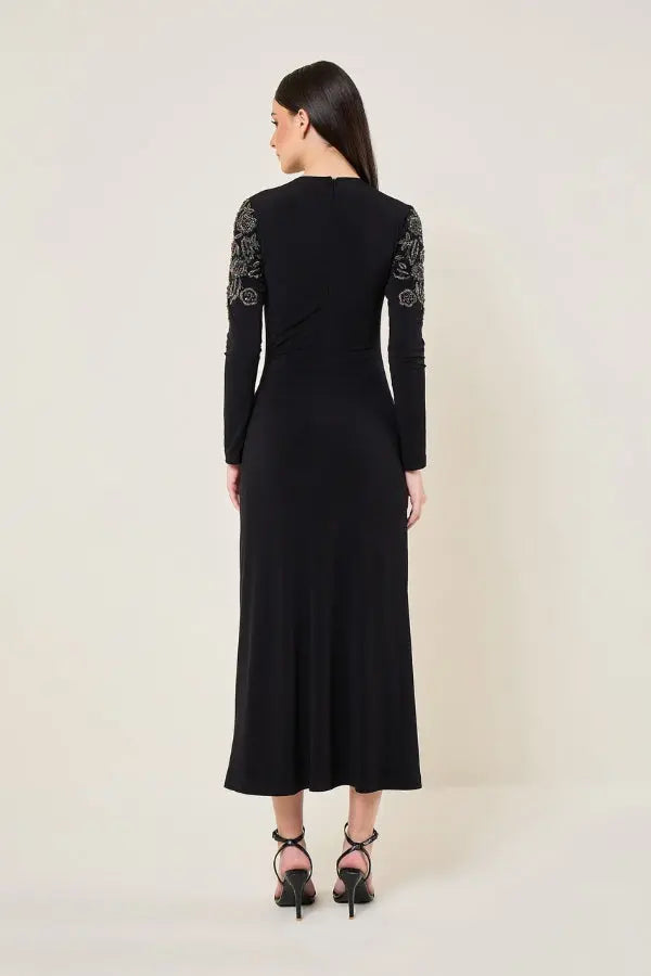 MARIELLE WAIST TIE DRAPED DRESS Namrata Joshipura Online