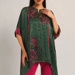 PAISELY CRINKLE HANDKERCHIEF TUNIC Namrata Joshipura Online