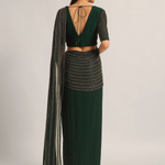 TRACKLINE DRAPED SAREE WITH BLOUSE Namrata Joshipura Online