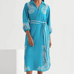 Marina Long Dress With Belt Namrata Joshipura Online