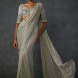 Peizuli Metalic Draped Saree Namrata Joshipura Online
