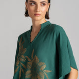 GALAXY FLOWER BAT WING TOP