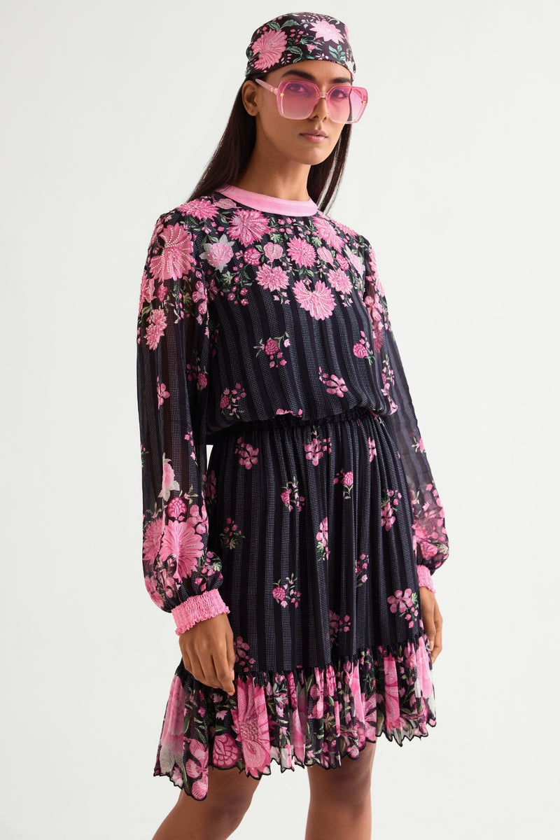 Floret Boho Back Tie Dress