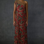 Fern Paisley One Offshoulder Jumpsuit Namrata Joshipura Online
