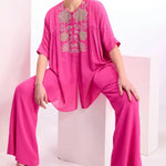 Hibiscus Gathered Co-ord Set Namrata Joshipura