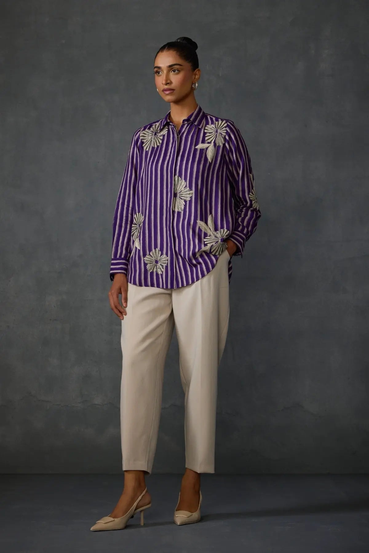 Moonwilt Stripes Shirt Namrata Joshipura Online