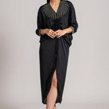 ESTELLE RAYS DRAWSTRING DRESS