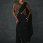 Akari Fringe Draped Saree Namrata Joshipura Online