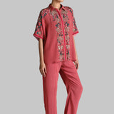 FLOREALE BACK TIE PRINTED CO-ORD SET