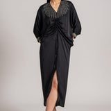 ESTELLE RAYS DRAWSTRING DRESS