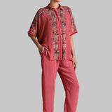 FLOREALE BACK TIE PRINTED CO-ORD SET