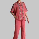FLOREALE BACK TIE PRINTED CO-ORD SET