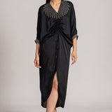 ESTELLE RAYS DRAWSTRING DRESS