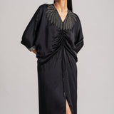 ESTELLE RAYS DRAWSTRING DRESS